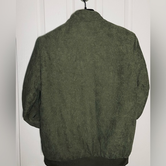 Corduroy Bomber Jacket - Forest - M - Picture 2 of 5